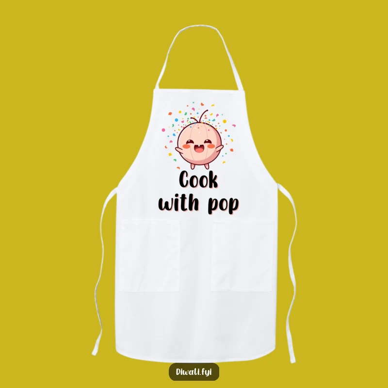 Funny Firecracker Confetti Explosion Apron - Festive Kitchen Wear, Perfect Gift
