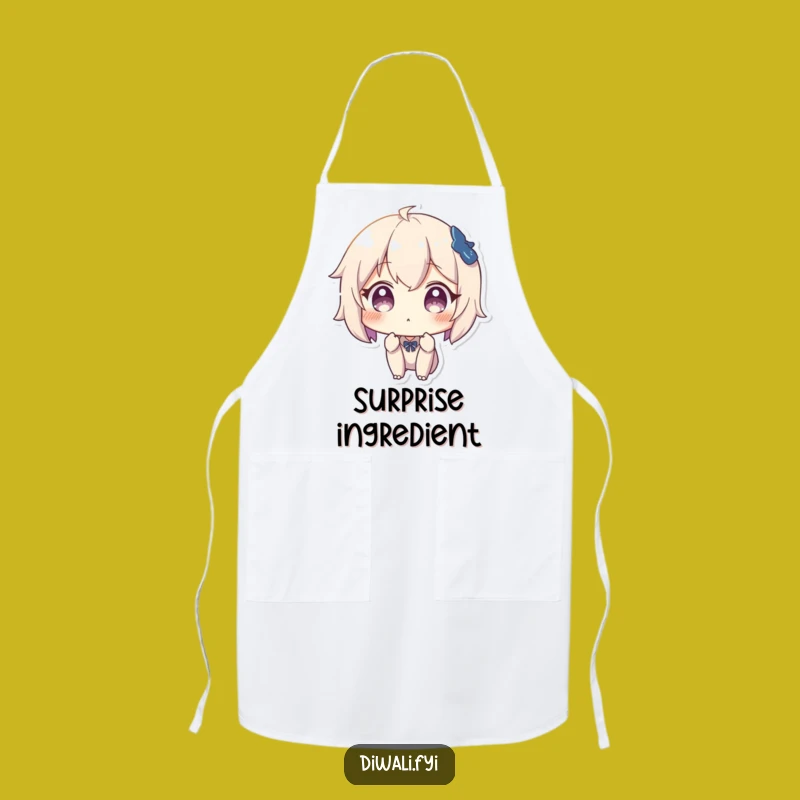 Funny Surprised Character Apron: React To Cooking With This Funny Gift