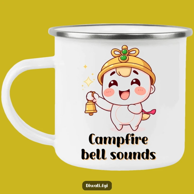 Funny Outdoor Sparks Mug - Rugged Character Bell Design, Ideal Humorous Camp Gift!