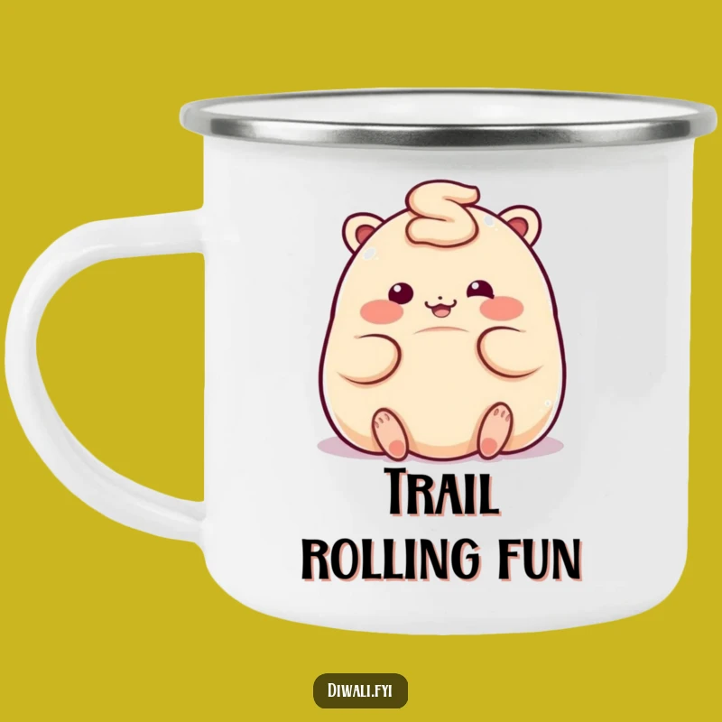 Funny Ladoo Rolling Camping Mug - Sweet Outdoor Fun, Perfect Gift