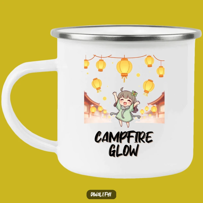 Funny Lantern Tossing Camping Mug - Durable Glow Mug for Outdoor Magic