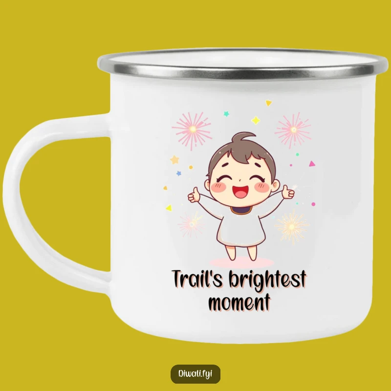 Funny Joyful Sparkler Camping Mug - Outdoor Juggling Fun - Gift