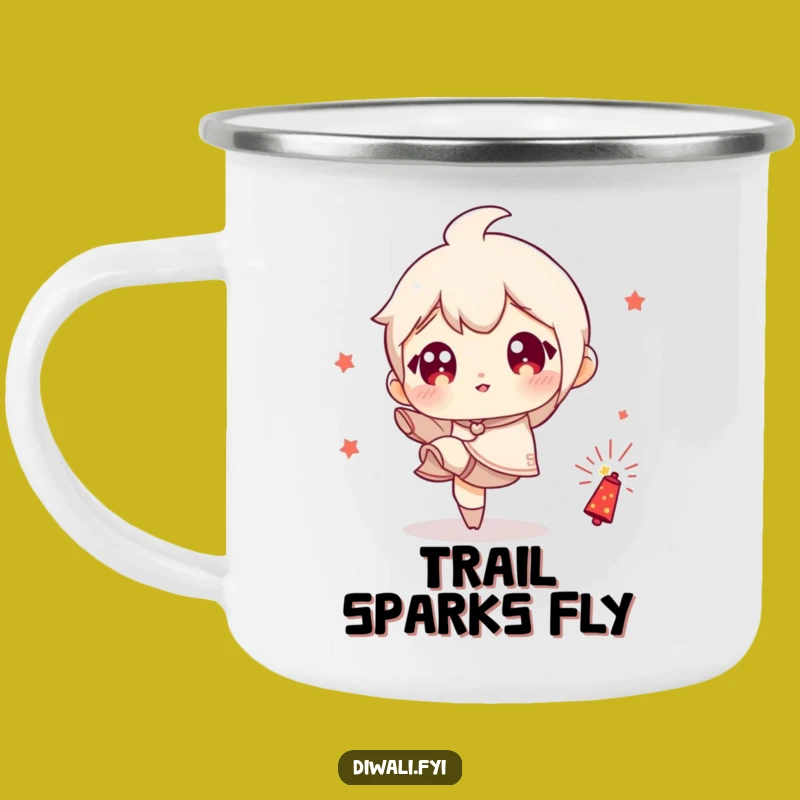 Funny Camp Kick Mug - Rugged Character Firecracker Design, Ideal Humorous Gift!