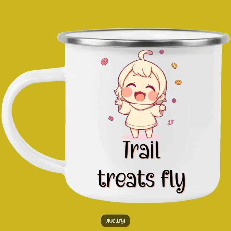 Funny Camp Sweet Toss Mug - Gleeful Character Design, Ideal Humorous Gift!