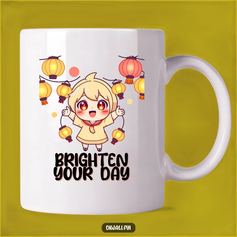 Funny Juggling Lantern Mug: Playful Excitement, Glowing Fun, Unique Gift