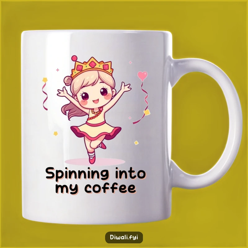 Funny Dancer Pirouette Mug: Celebrate Life's Moments with Joyful Art