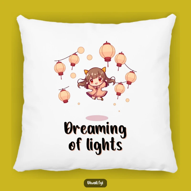 Funny Lantern Pillow: Joyful Dancer, Soft Magic, Perfect Funny Gift!