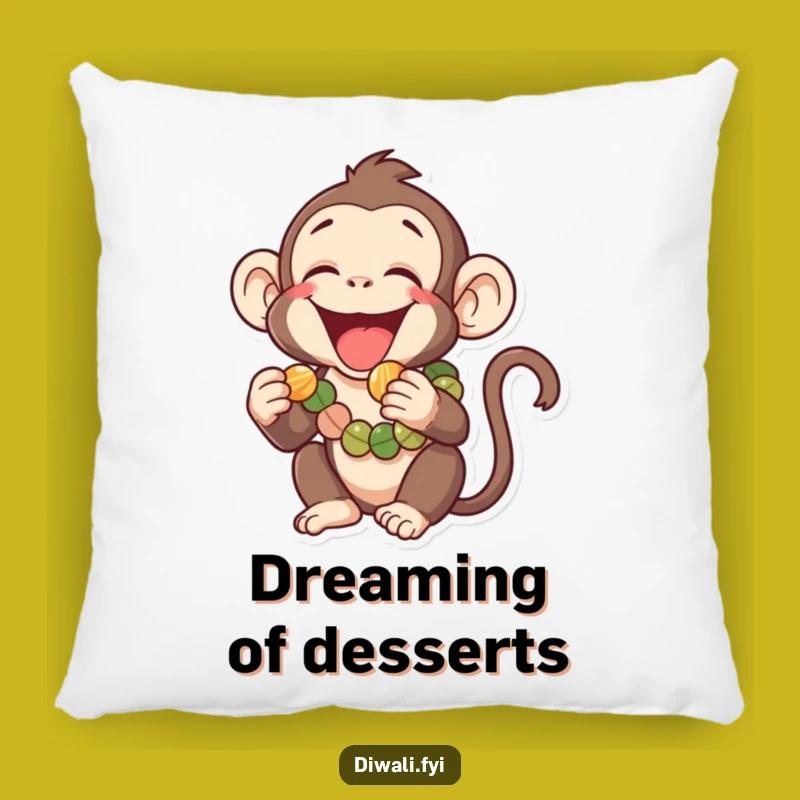Funny Monkey Pillow: Cozy Sweet Eater, Perfect Playful Funny Gift