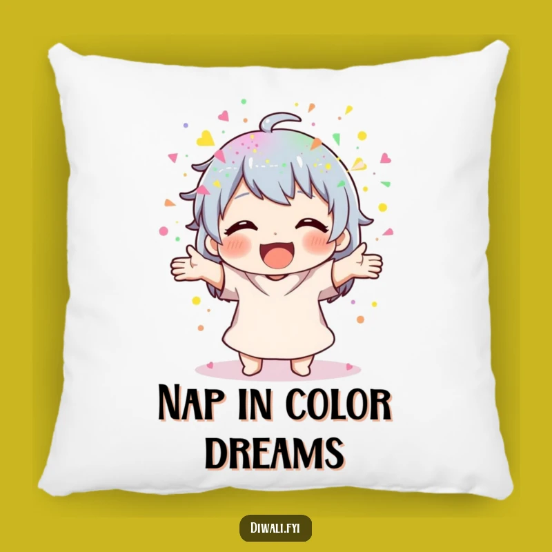 Funny Powder Scatterer Pillow: Cozy Colors, Perfect Fun Gift