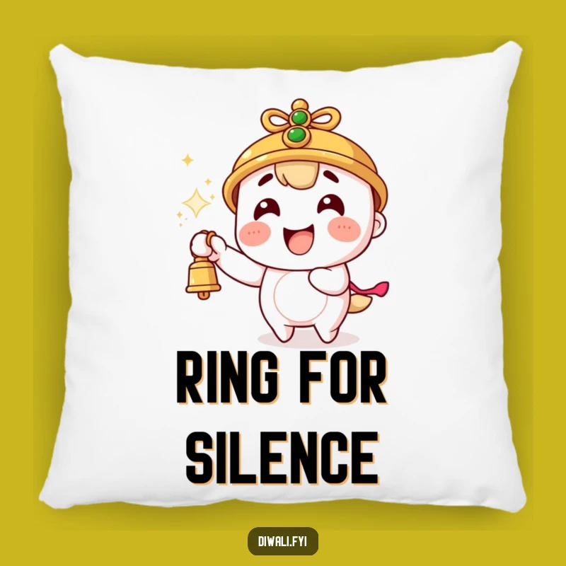 Funny Bell Sparks Pillow - Cozy Character Decor, Perfect Humorous Accent Gift!