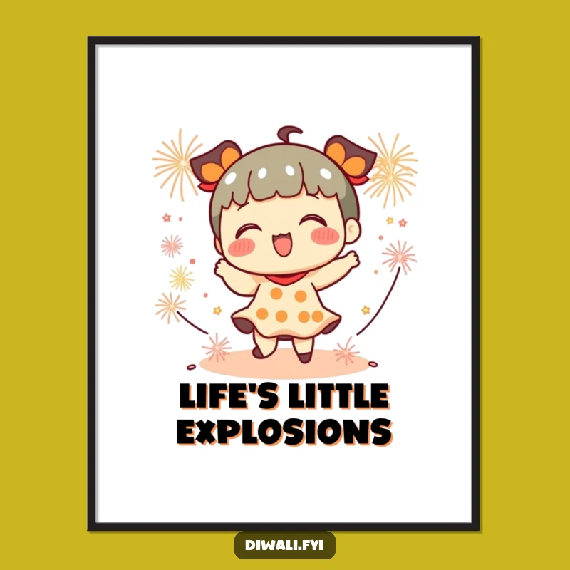 Funny Playful Firecracker Dancer Digital Art - Instant Celebration