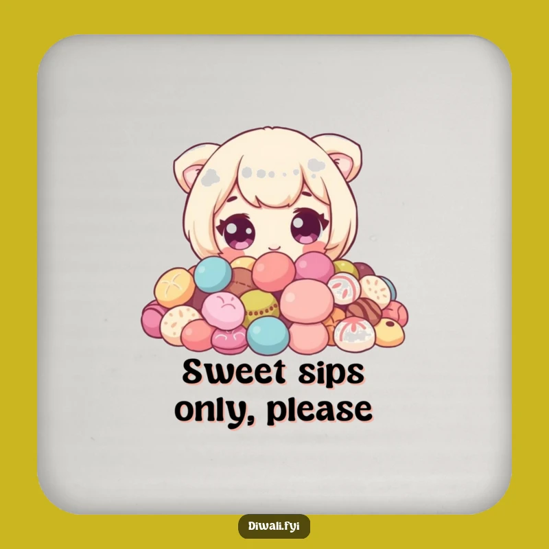Funny Sweet Peeker Coaster: Protect Surfaces with Cute, Gift