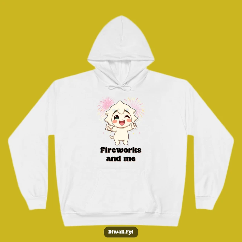 Funny Fireworks Pose Hoodie: Cozy Celebration Comfort Gift