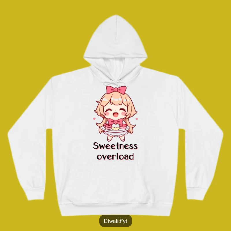 Funny Happy Sweets Hoodie - Cozy Treat Offering - Great Gift