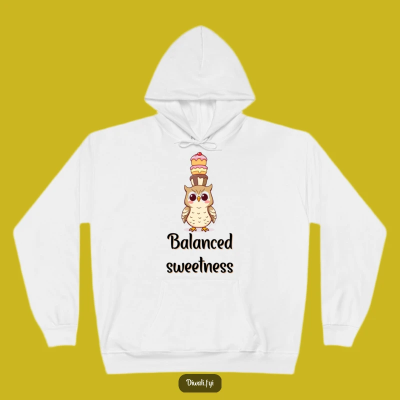 Funny Owl Sweet Tower Hoodie - Cozy Wear for Whimsical Moments
