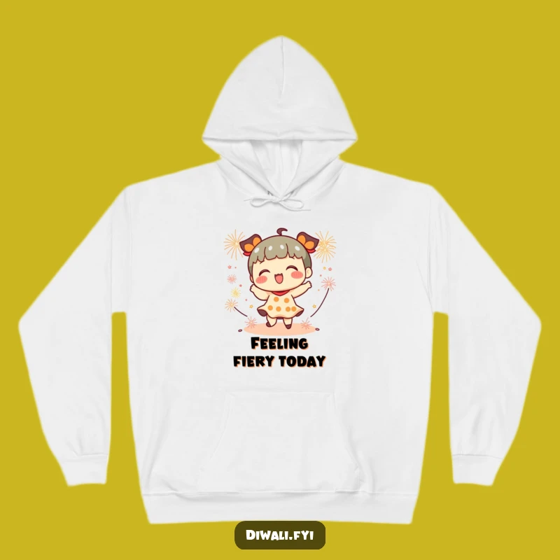 Funny Playful Firecracker Dancer Hoodie - Cozy & Energetic Vibes