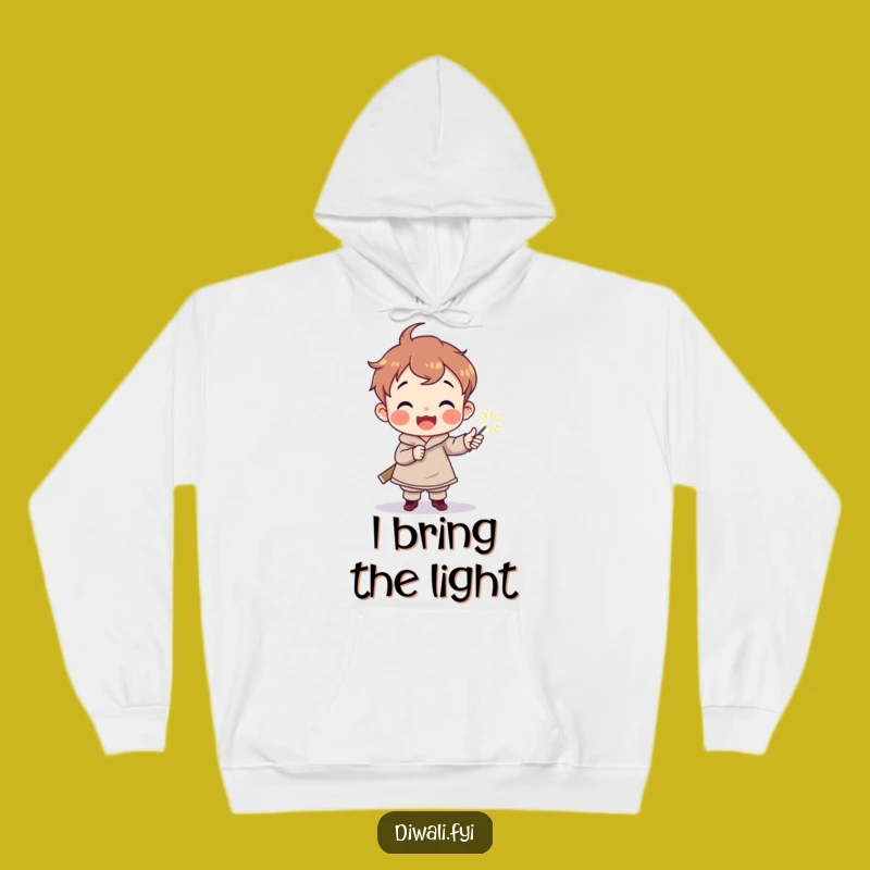 Funny Sparkler Child Hoodie: Cozy Delighted Joy, Warm Funny Gift