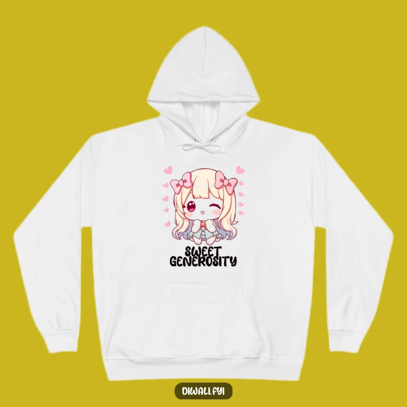Funny Sweet Offering Hoodie: Cozy Up With Kindness