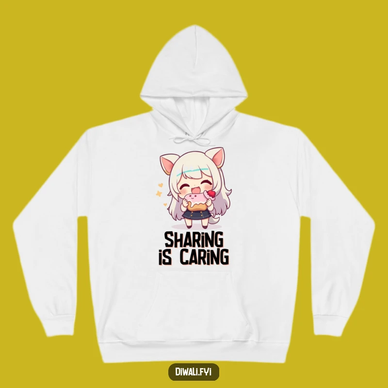 Funny Sweet Treat Sharing Hoodie: Cozy Comfort, Ultimate Funny Gift