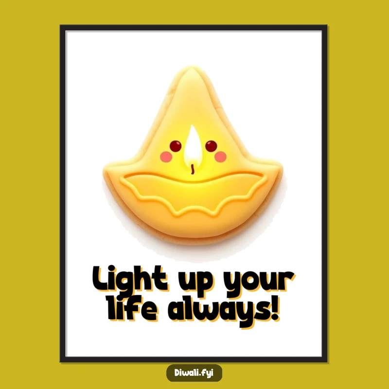 Free Printable Wall Art: Cozy Diya Cookie Character Home Decor Download