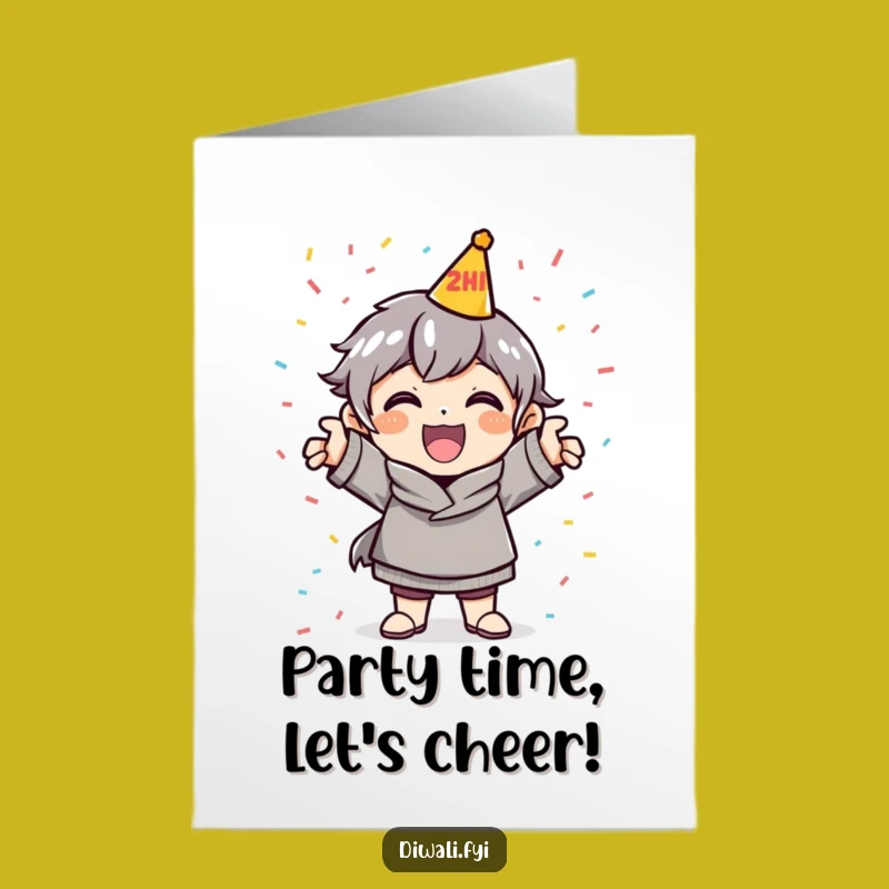 Free Printable Celebration Card: Cheerful Birthday Downloadable Gift for Fun!