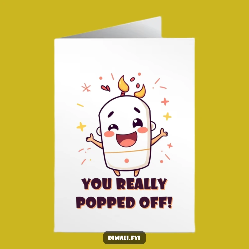 Free Printable Congrats Card: Firecracker Celebrates - Funny Downloadable Gift