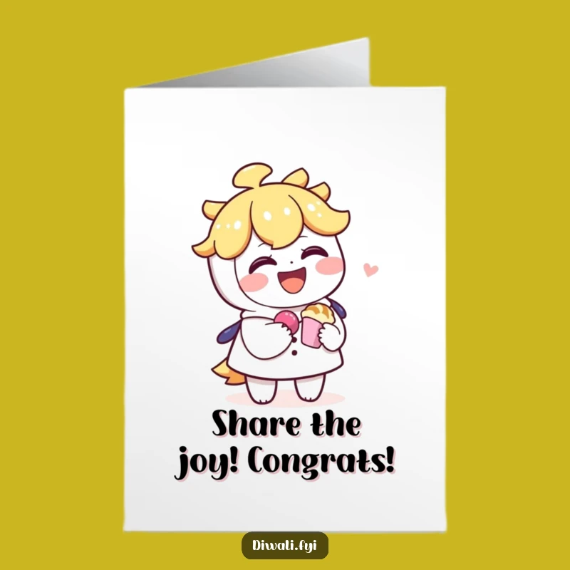 Funny Congrats Free Printable Card: Sweet Treat, Downloadable Gift!