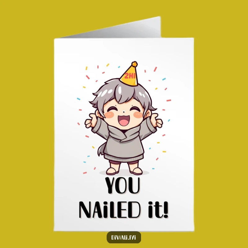 Free Printable Celebration Card: Congrats Downloadable Gift for Big Wins!