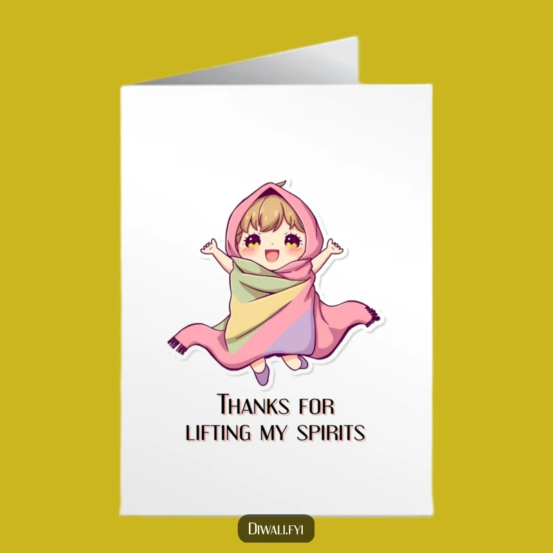 Free Printable Thank You Card: Thankful Jump, Colorful Gratitude, Fun Downloadable Gift