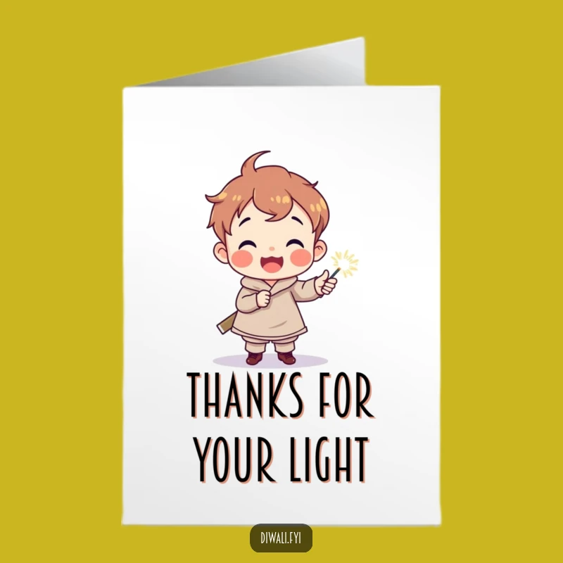 Free Printable Thank You Card: Child Sparkler Thanks - Funny Downloadable Gift