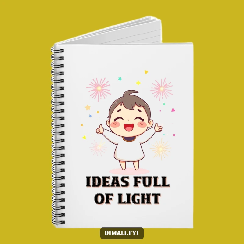 Funny Joyful Sparkler Notebook - Juggling Ideas Journal - Gift