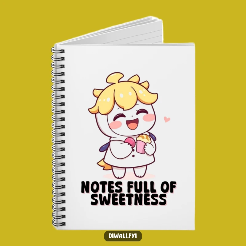 Funny Sharing Sweet Treat Notebook - Jot Down Kind Thoughts
