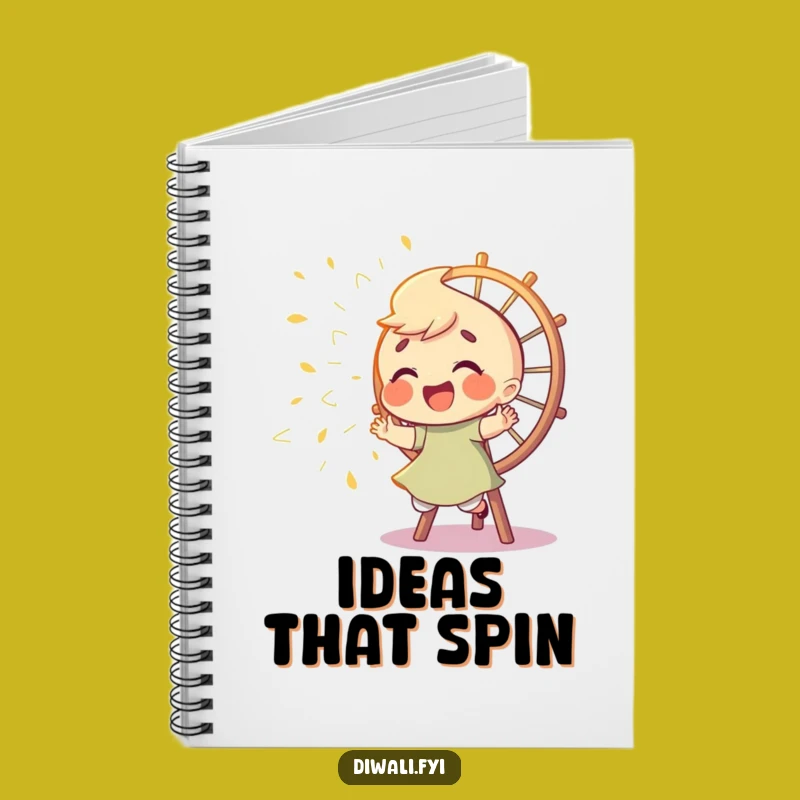 Funny Spark Chaser Notebook - Giggling Character's Journal of Fun Gift