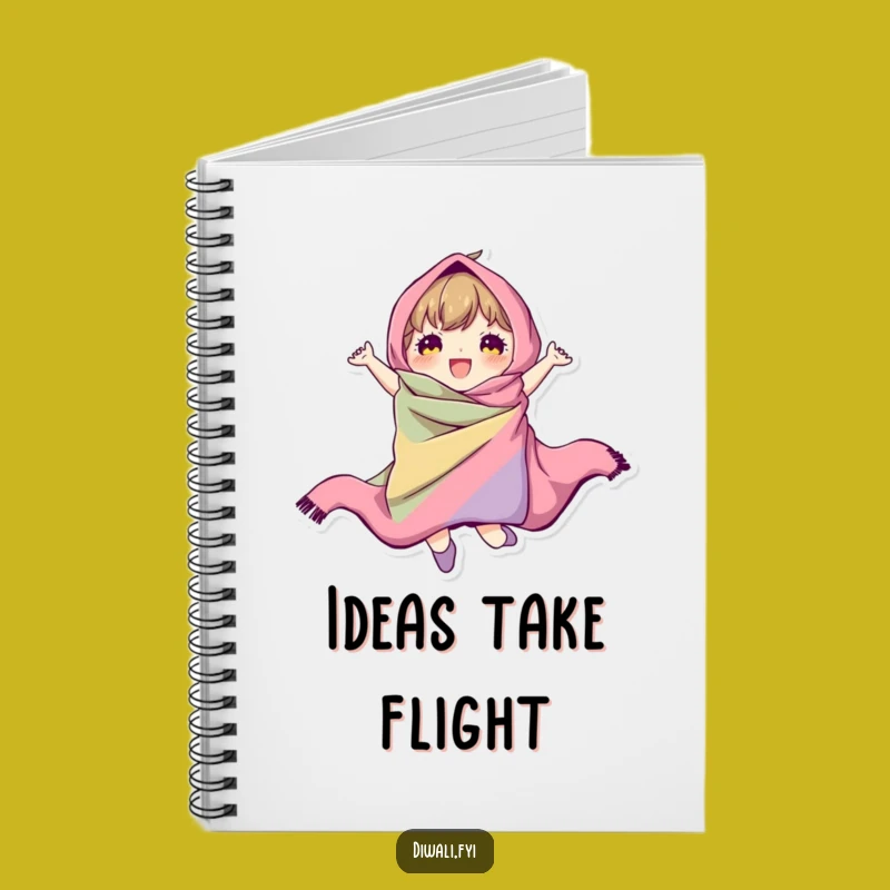 Funny Jumping Character Notebook: Jot Down Energetic Ideas, Hilarious Fabric Journal, Perfect Funny Gift!