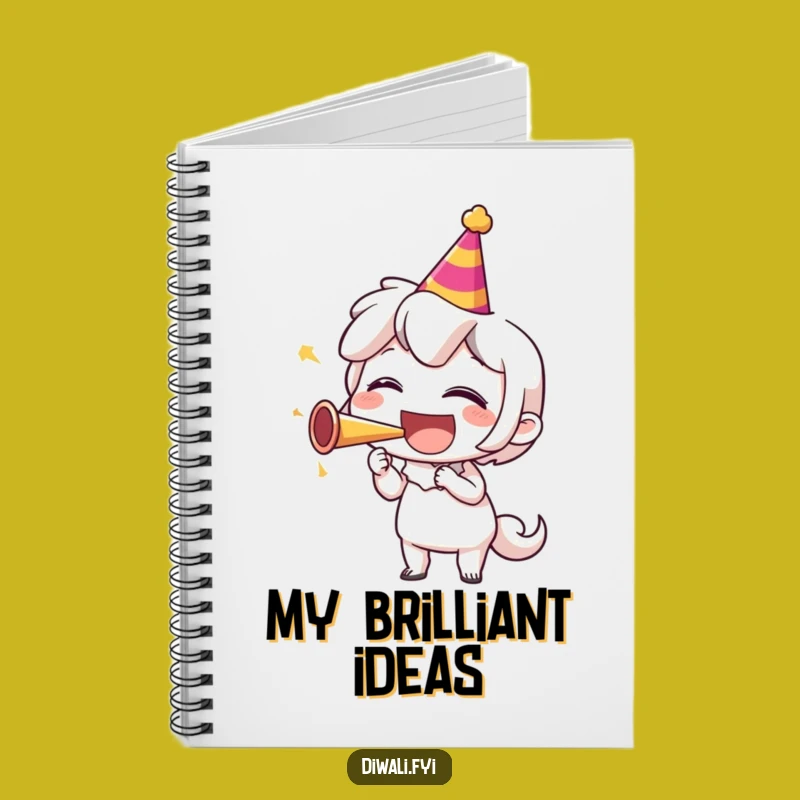 Funny Party Horn Laugh Notebook: Jot Down Ideas with Hilarious Character Flair