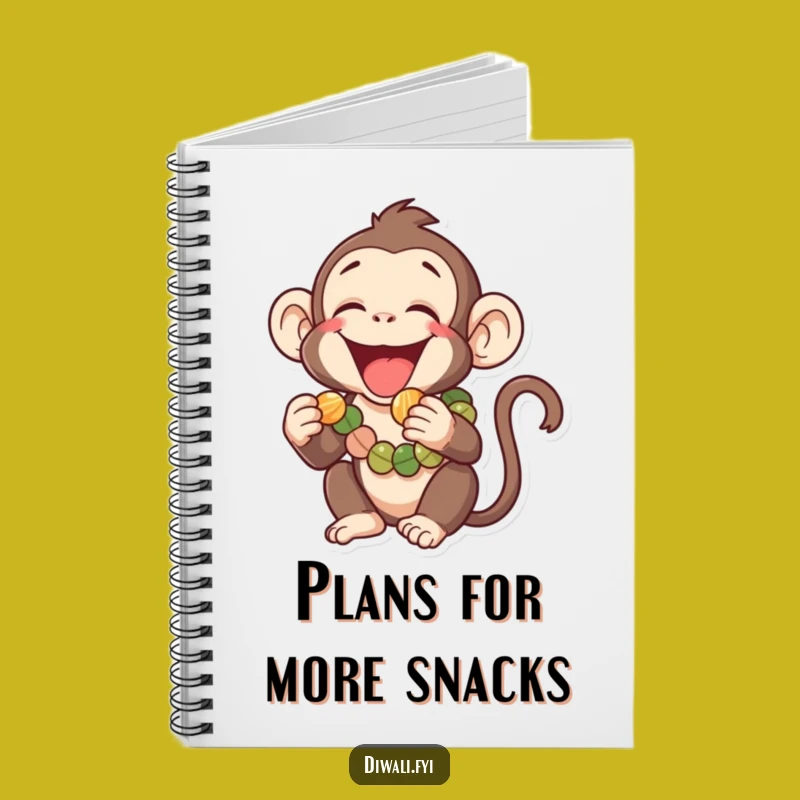 Funny Monkey Sweet Notebook: Garland Eater, Perfect for Jotting Fun Ideas
