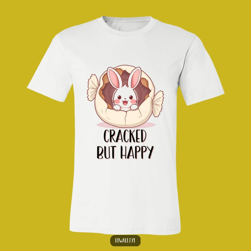 Funny Bunny Sweet Wrapper Tee - Playful Shirt for Surprise Lovers