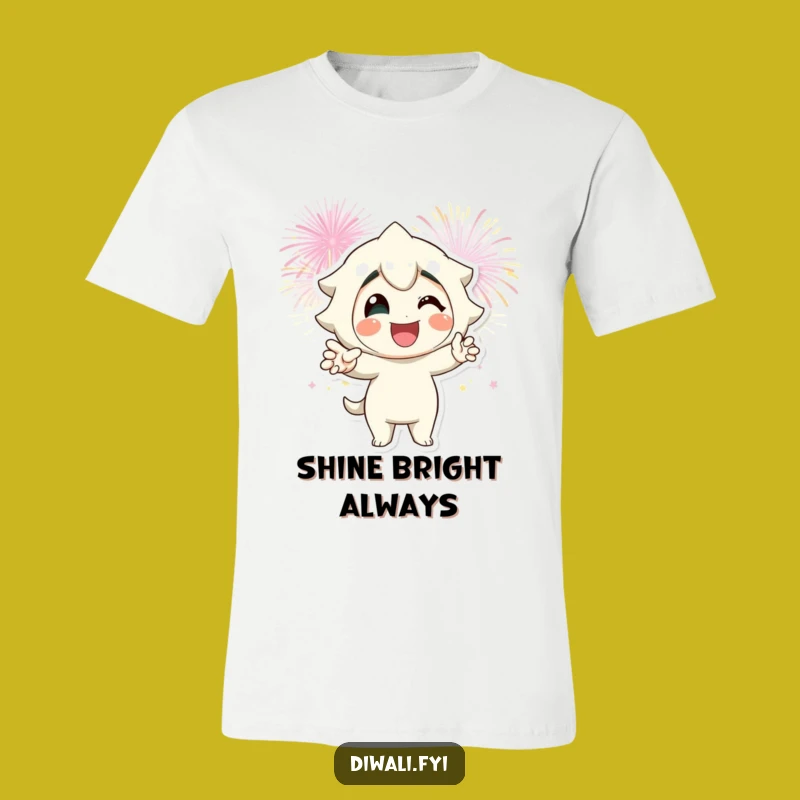 Funny Fireworks Pose T-Shirt: Confident Character Celebration Gift