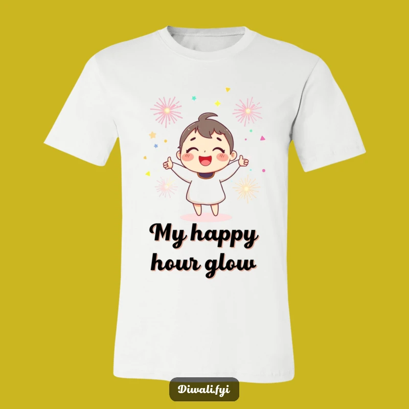 Funny Joyful Sparkler Juggling T-Shirt - Colorful Celebration Tee - Gift