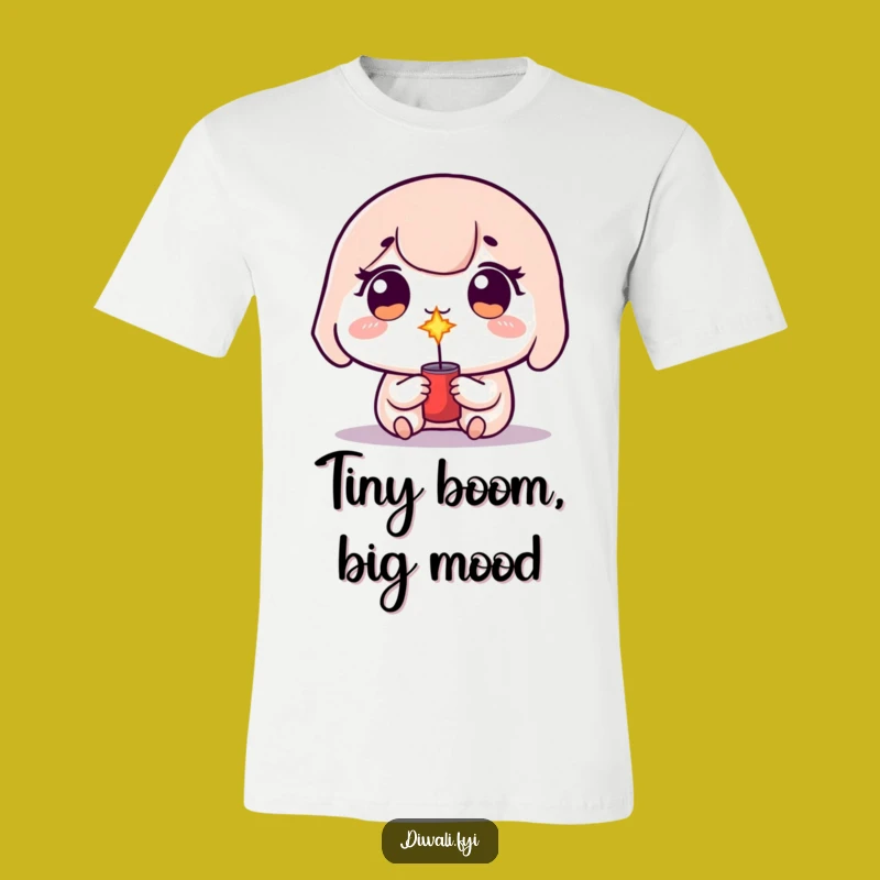 Funny Kawaii Firecracker T-Shirt - Cute Sparkler Explosion Tee - Gift