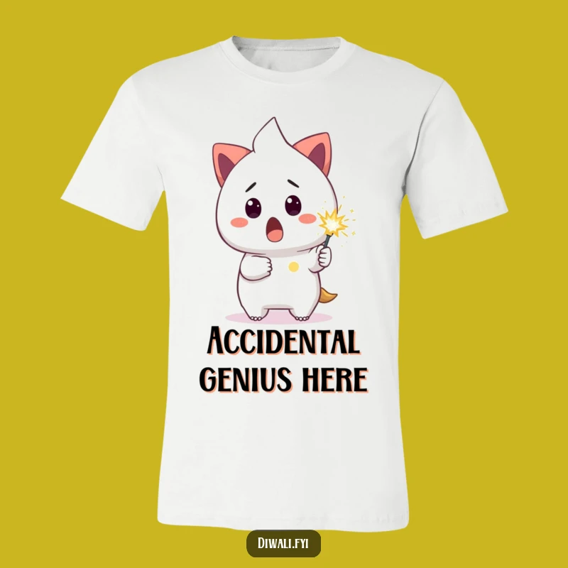Funny Surprised Sparkler T-Shirt: Wear Your Astonishment with Hilarious Style!