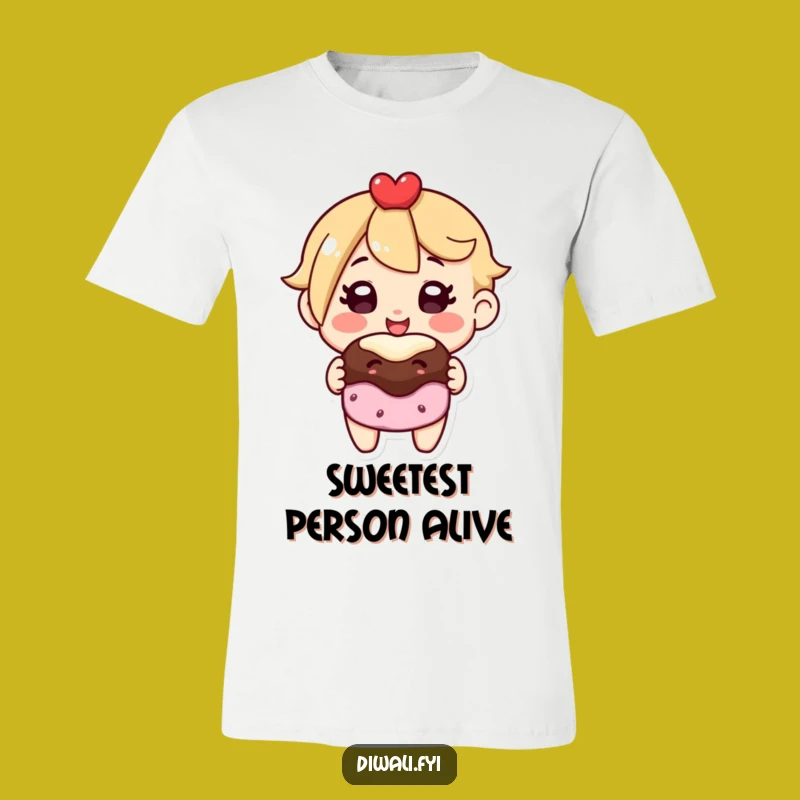 Funny Sweet Treat T-Shirt: Joyful Character Tee, Perfect Humorous Gift