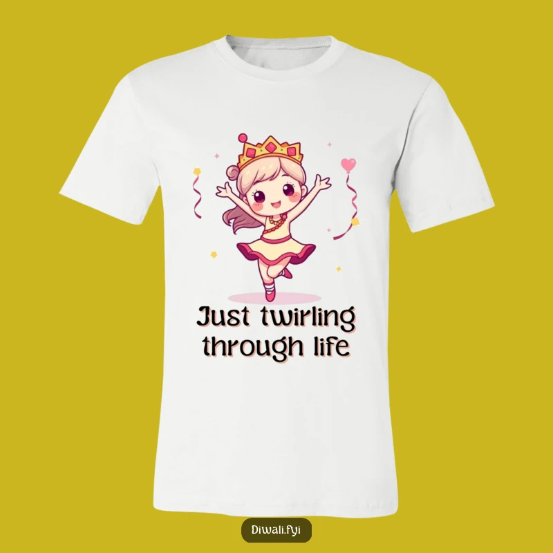 Funny Dancing Pirouette T-Shirt: Express Your Joyful Moves