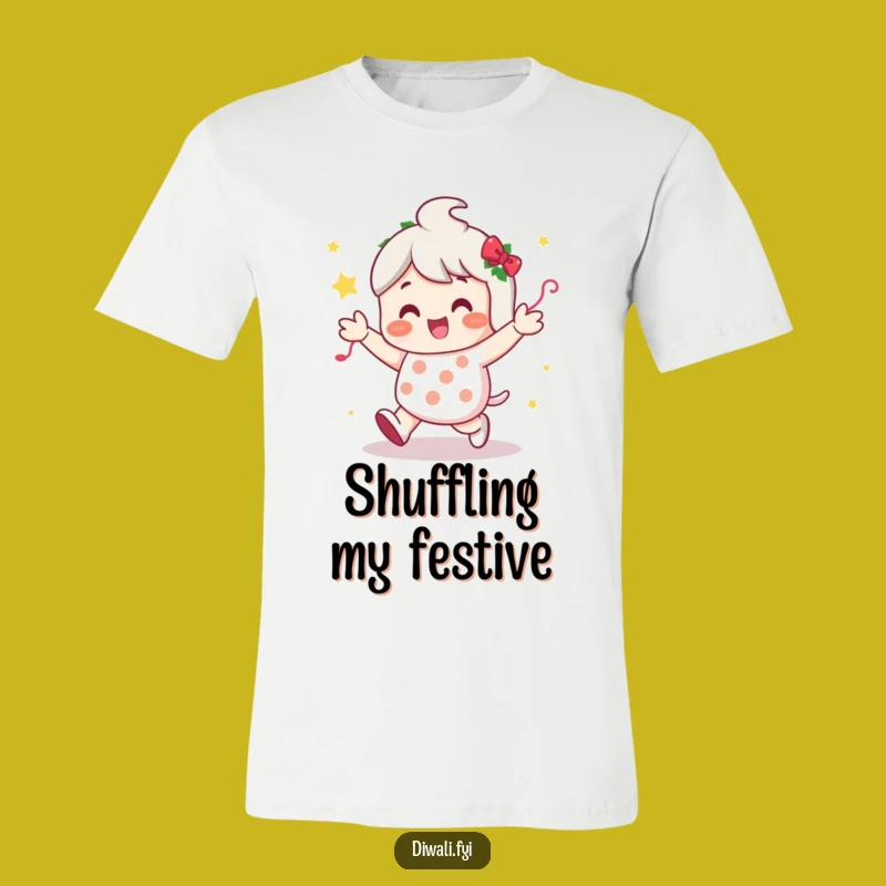 Funny Festive Shuffle Tee: Party Character Shirt, Ultimate Funny Gift