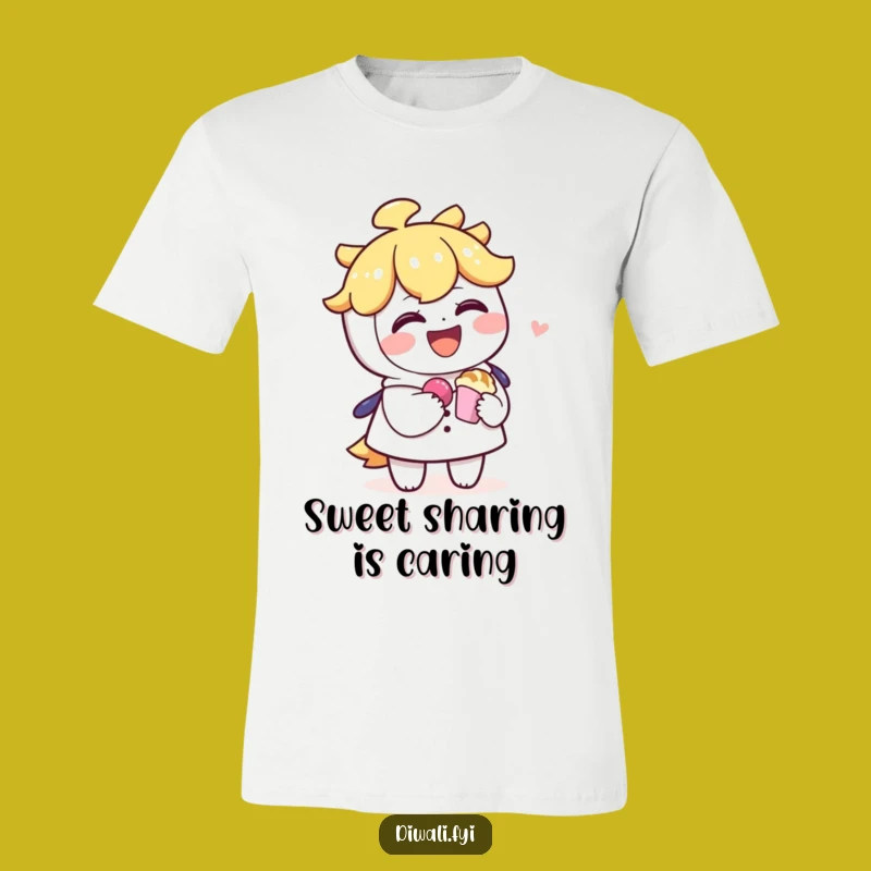 Funny Sharing Sweet Treat T-Shirt - Kindness & Laughter Tee